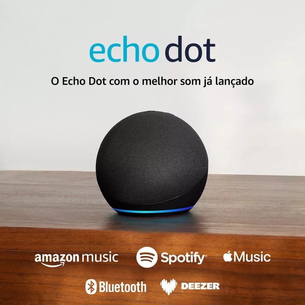 Imagem do Echo Dot 5 Geracao Smart Speaker Com Alexa Amazon