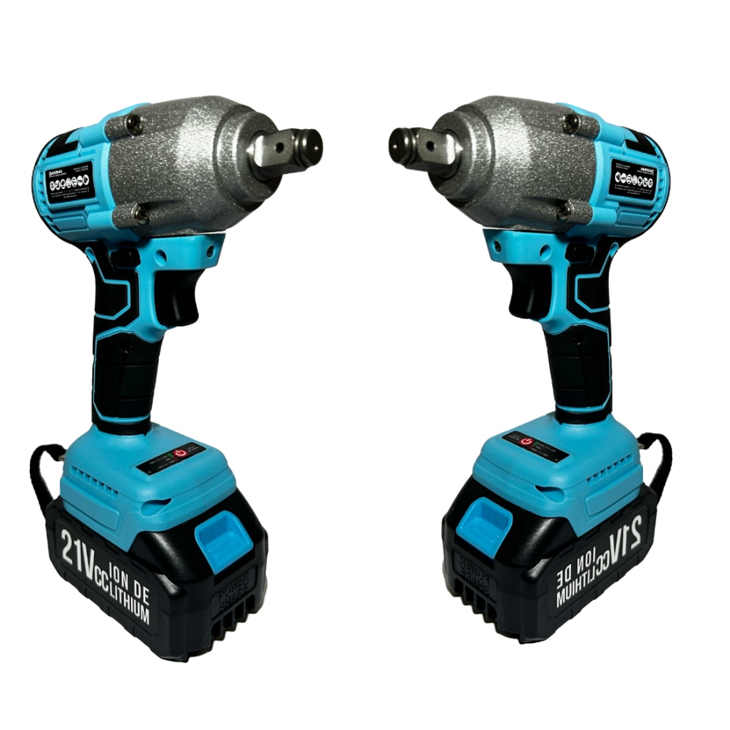 Imagem do Kit Parafusadeira Impacto 21v Brushless Chave De Impacto 2 Baterias 2 Carregadores 2 Maletas