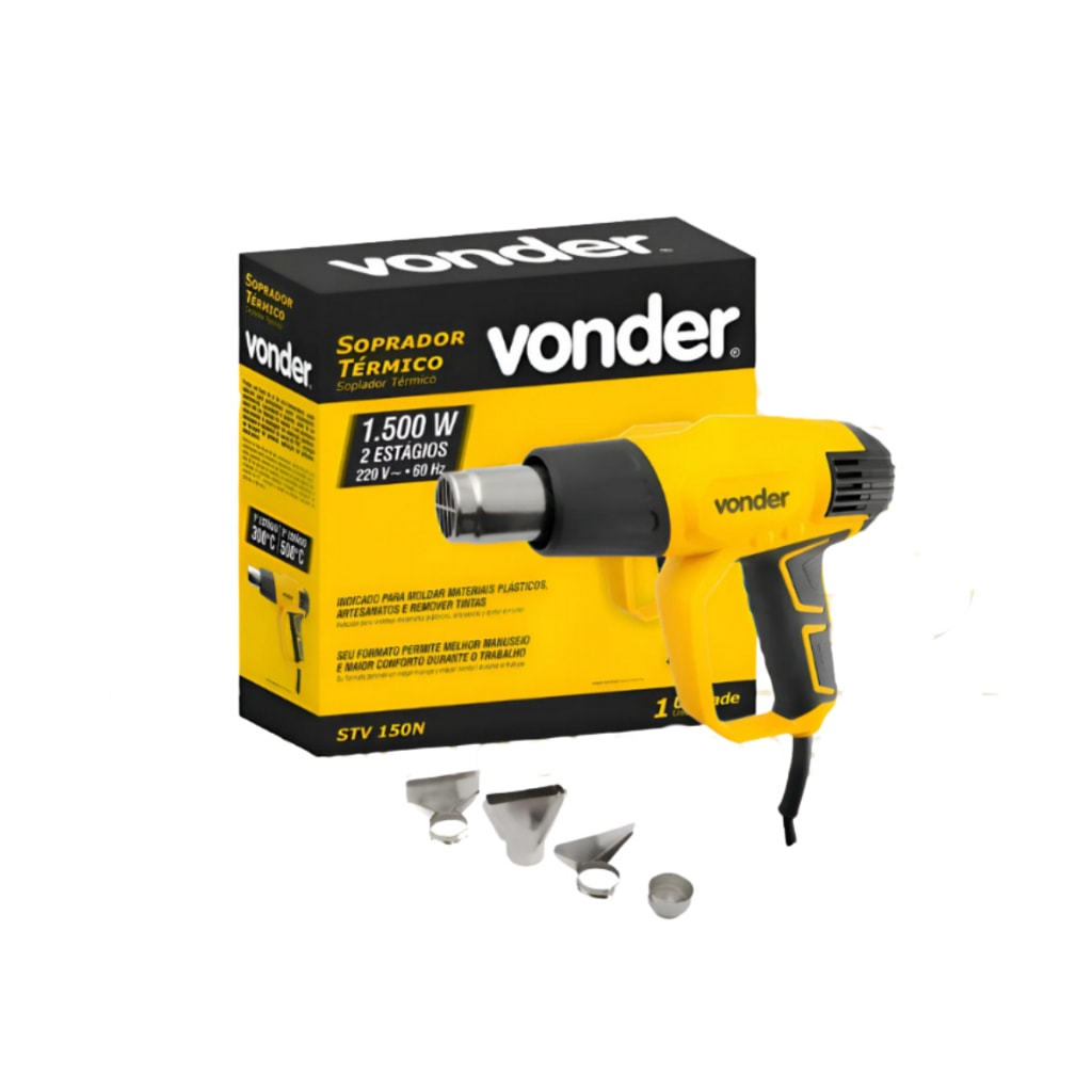 Imagem do Soprador Termico Stv150n 1500w Vonder 220v
