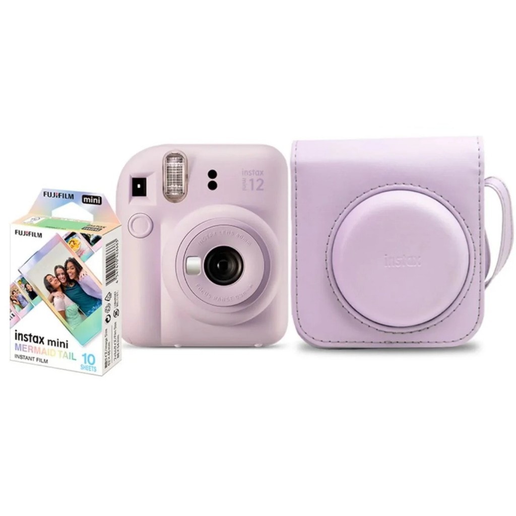Imagem do Kit Camera Instax Mini 12 Com Bolsa E 10 Filmes Fujifilm