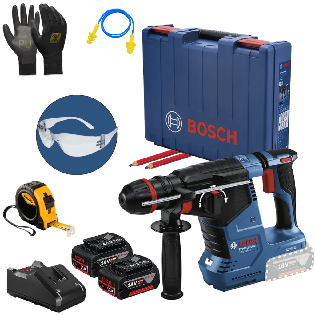 Imagem do Martelete Combinado 18v Gbh 185 Li Bosch C Kit Epi