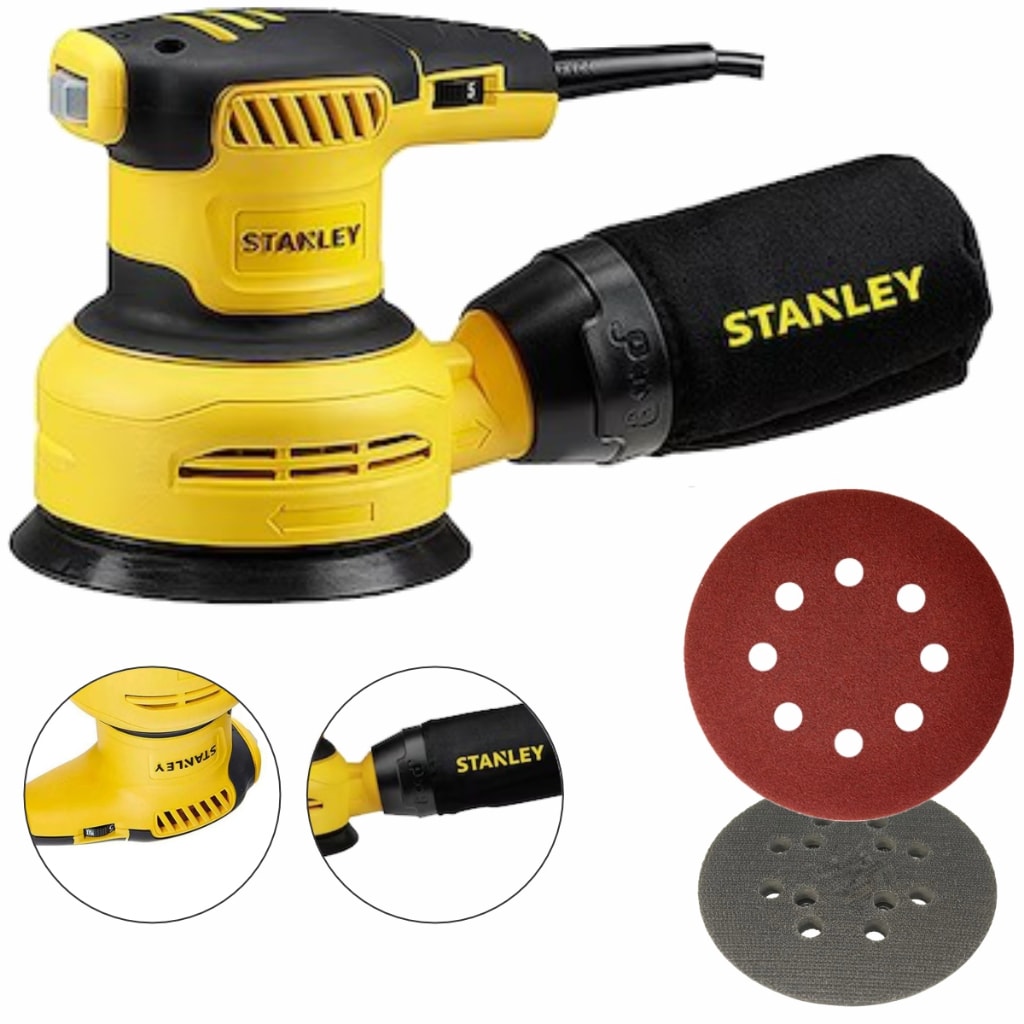 Imagem do Lixadeira Roto Orbital 5 300w Com Coletor De Po Ss30 Stanley