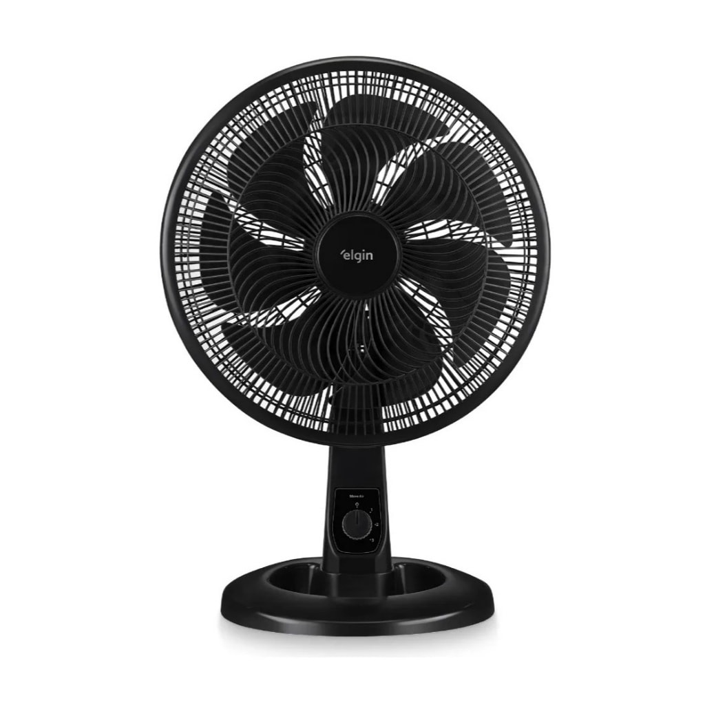 Imagem do Ventilador De Chao Elgin Breeze Air Preto 7 Pas Turbo 140w