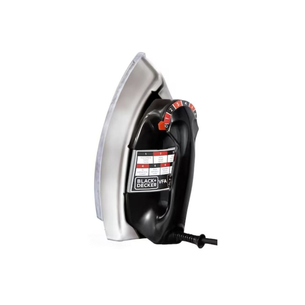 Imagem do Ferro De Passar Roupa Black Decker Vfa1110tm2 Com Base De Aluminio 127v