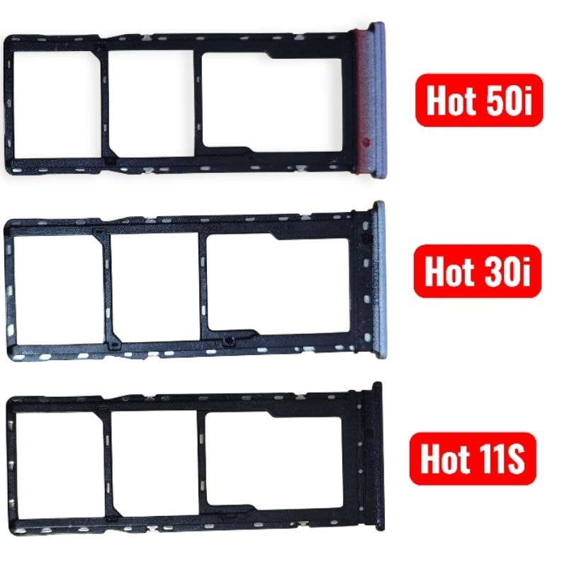 Imagem do Gaveta Chip Sim Card Infinix Hot 50i Hot 30i Hot 11s