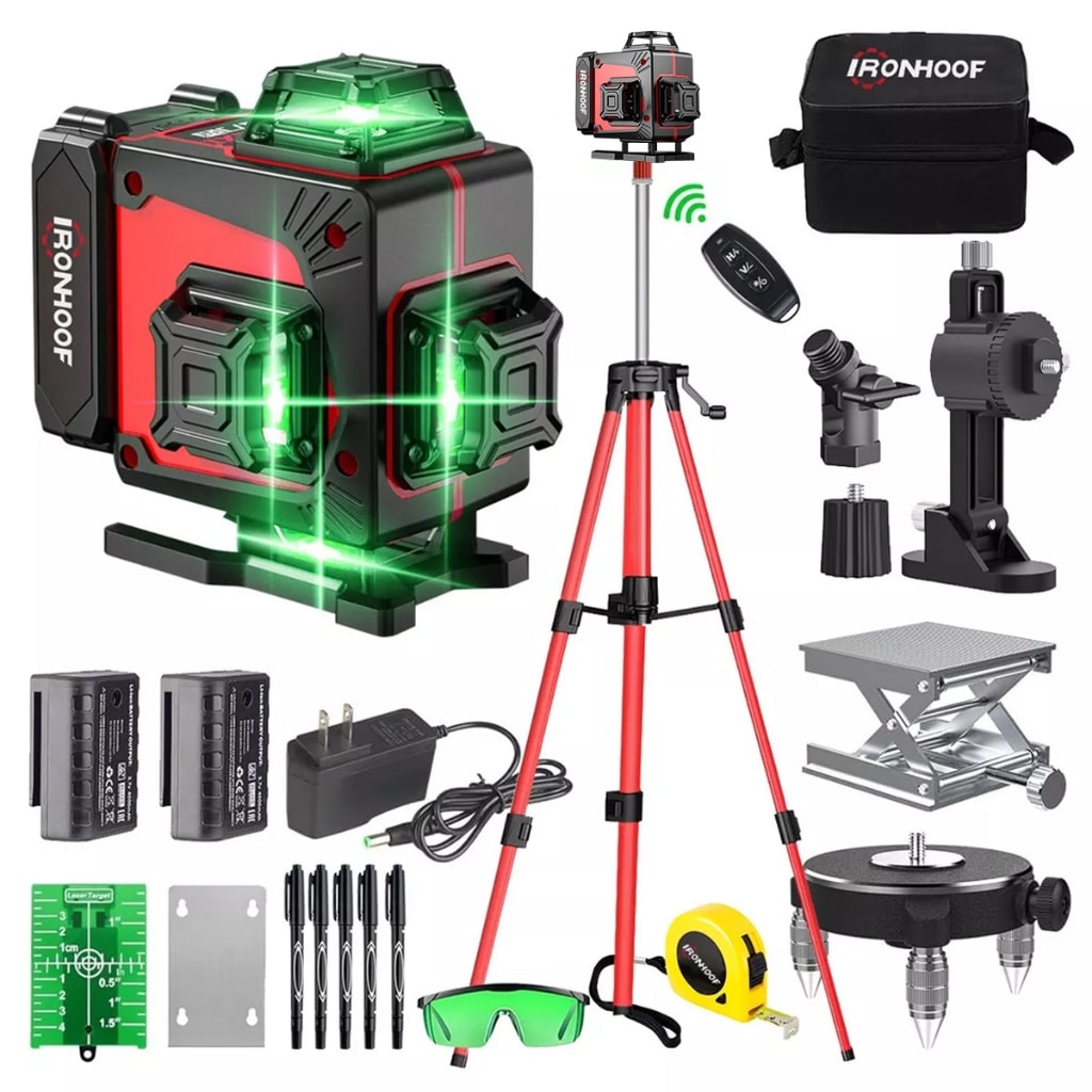 Imagem do Nivel A Laser Verde 16 Linhas Profissional Autonivelante 360 Grau