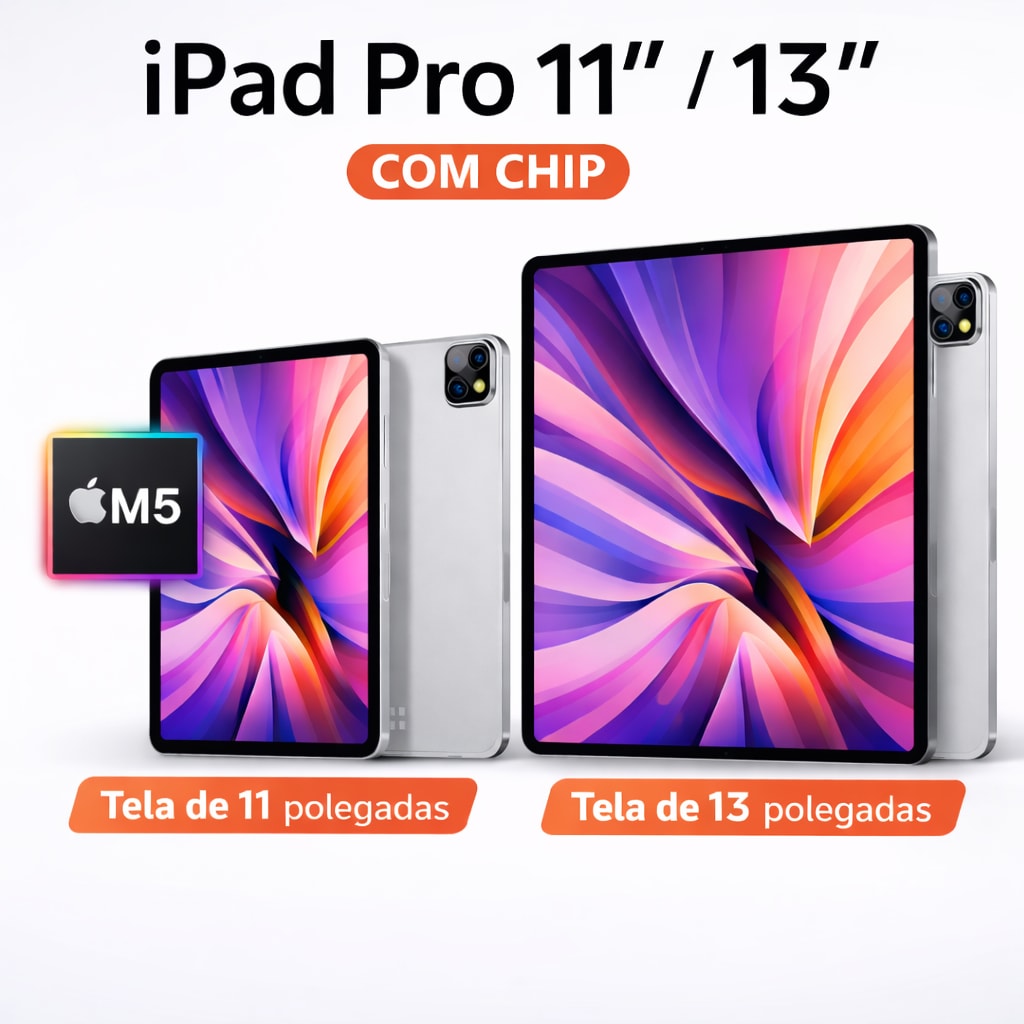 Imagem do Apple Ipad Pro M5 De 11 Ou 13 Polegadas Wi Fi 256 Gb