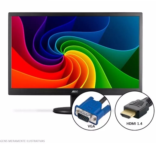 Imagem do Monitor Led Aoc E970swhnl