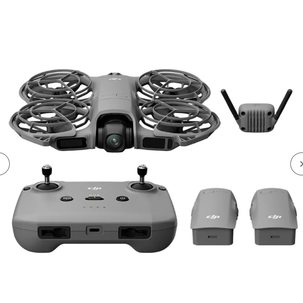 Imagem do Drone Dji Neo 2 Fly More Combo 4k E Gps Com Controle Ate 10km Versao 2026 Original