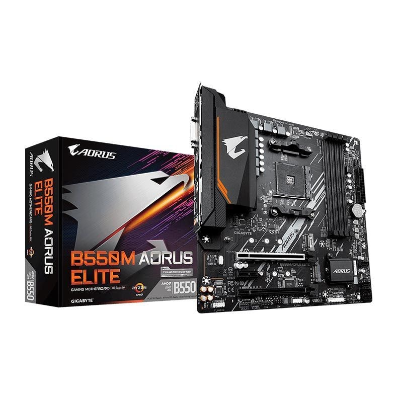 Imagem do Placa Mae B550m Aorus Elite Gigabyte Am4 Amd 4x Ddr4