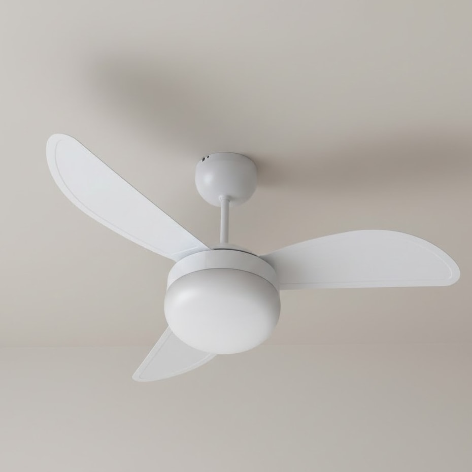 Imagem do Ventilador De Teto Ventisol Fenix Led Branco Bivolt Inverter Silencioso C Controle