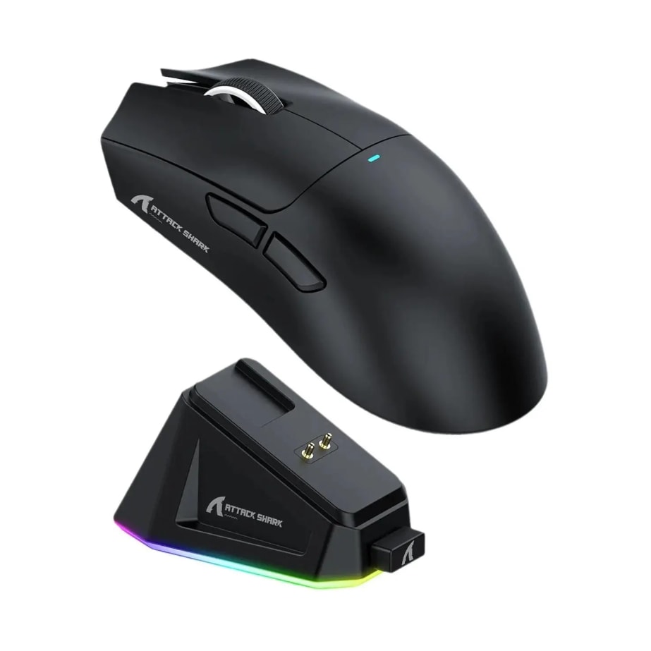 Imagem do Mouse Gamer Attack Shark X11 Com Dock