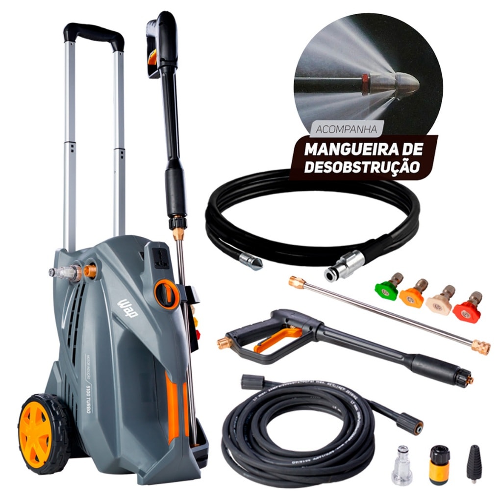 Imagem do Lavadora Desobstruindo A Wap 5100 Turbo 2300 Psi 60hz Ultra 2500w