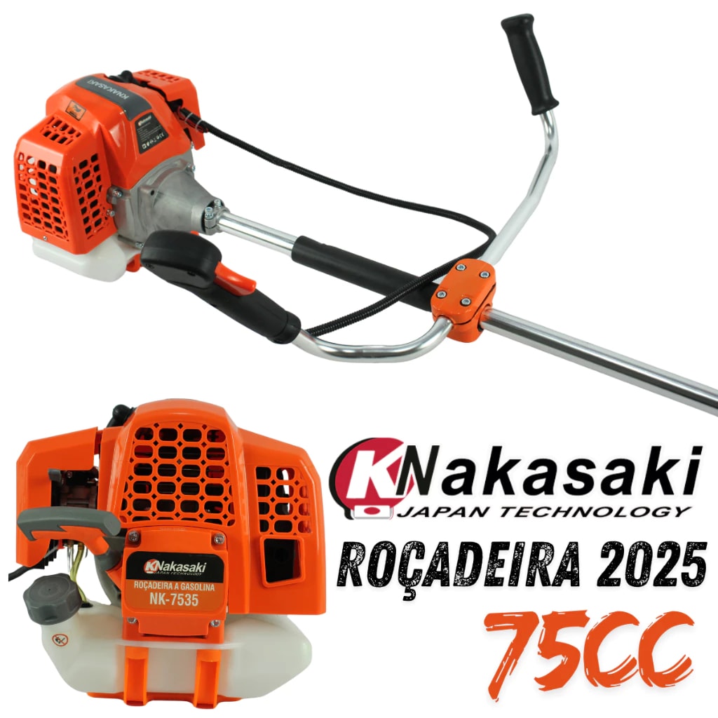 Imagem do Rocadeira A Gasolina 75cc Profissiional Nk750 S2 Pro K Nakasaki