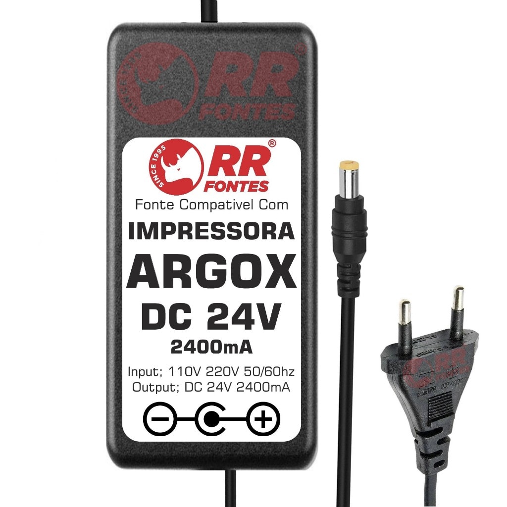 Imagem do Fonte Para Impressora Etiqueta Argox Os 214 Plus Rabbit 24v