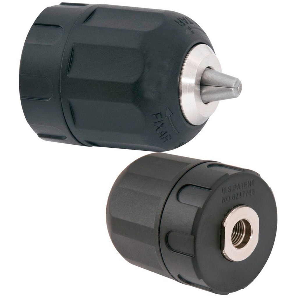 Imagem do Mandril 1 4 Ate 10mm Com Adaptador P Chave De Impacto 1 2 Pol The Black Tools