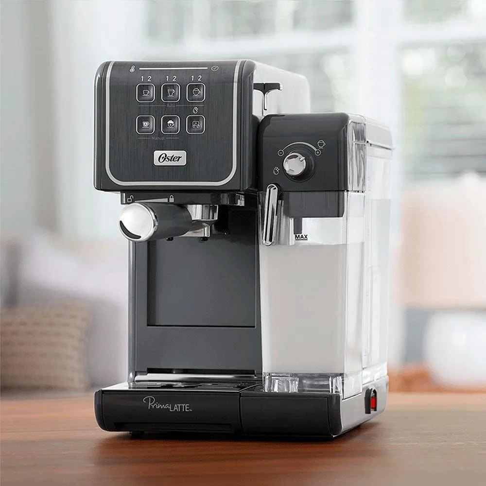 Imagem do Cafeteira Expresso Oster Primalatte Touch Cinza 127v