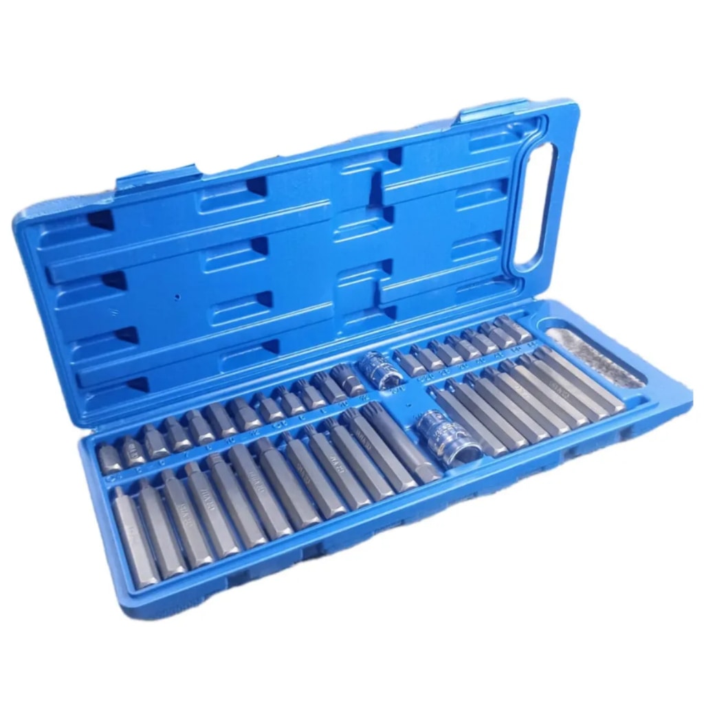 Imagem do Jogo De Ferramentas 40 Pcs Bit Torx Allen Multidentado Crv