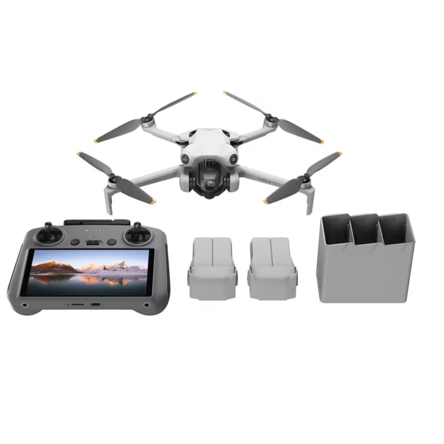 Imagem do Drone Dji Mini 4 Pro Fly More Combo Plus Rc 2 3 Baterias Com Tela