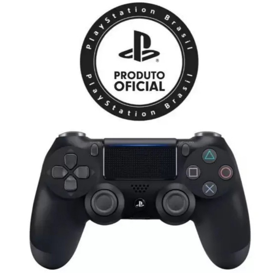 Imagem do Controle Original Playstation Dualshock 4 Preto Jet Black Ps4 Sony