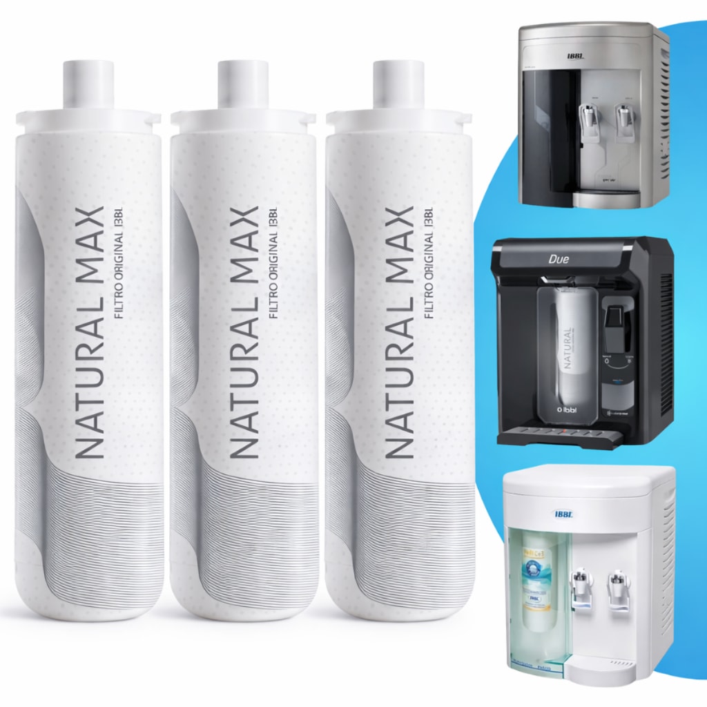 Imagem do Kit 3 Refil C 3 Filtro Ibbl Para Purificadores Girou Trocou Facil