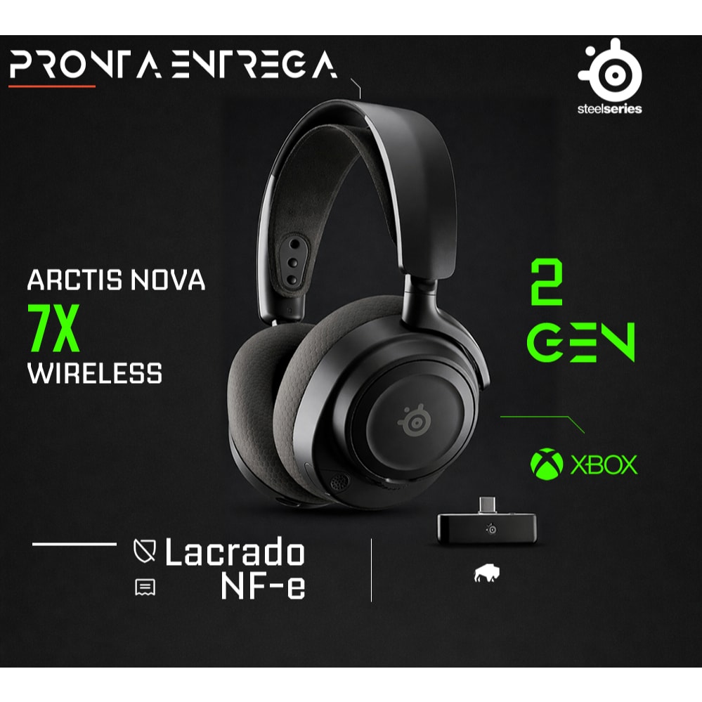 Imagem do Headset Gamer Fone Steelseries Arctis Nova 7x Wireless Gen 2 Multi Gaming Xbox Pc Ps5