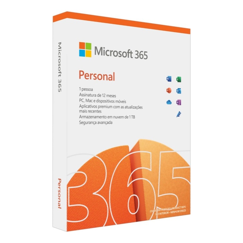 Imagem do Microsoft 365 Personal Office 365 1tb 1 Usuario Assinatura Anual