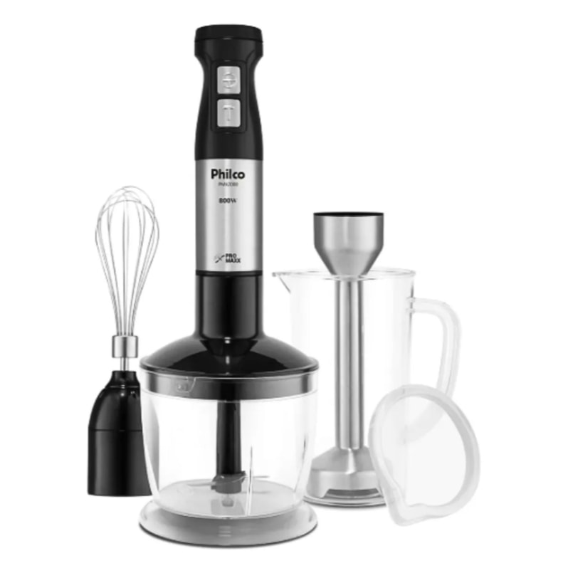 Imagem do Mixer 3 Em 1 Preto Inox Pmx2000 Philco 127v
