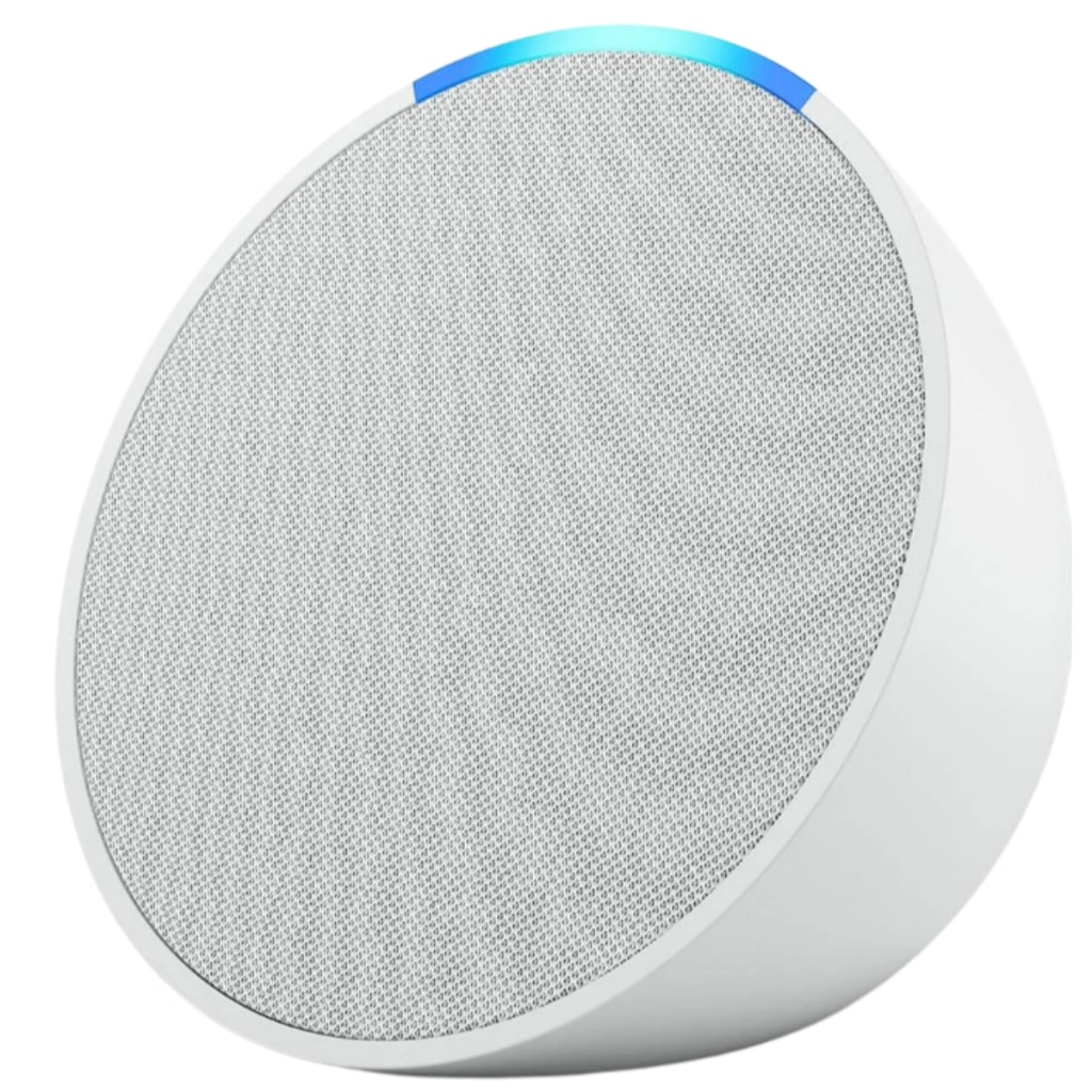 Imagem do Amazon Echo Pop Alexa Caixa De Som Bluetooth Compacta E Estilosa Branca