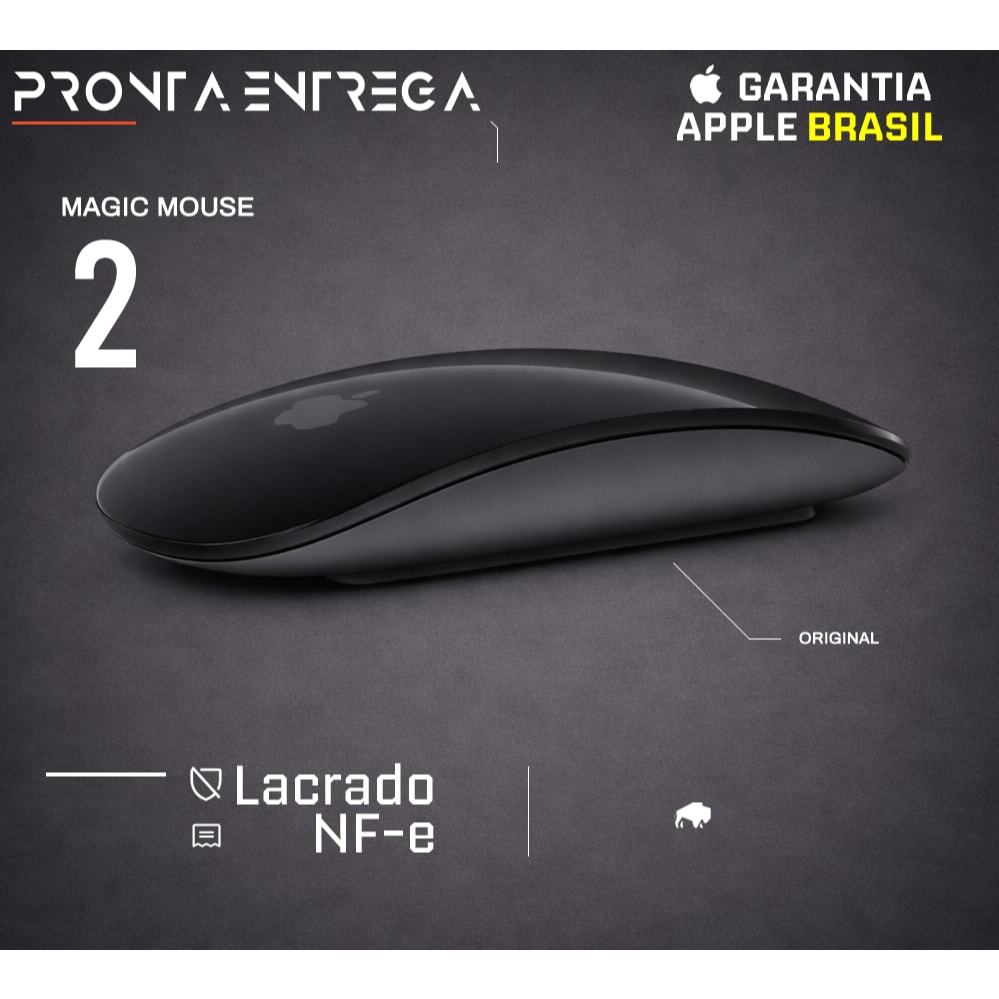 Imagem do Apple Magic Mouse 2 Cinza Espacial