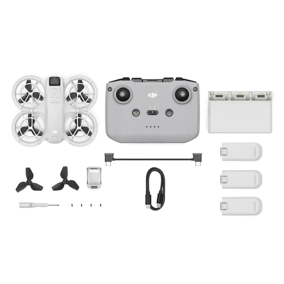 Imagem do Drone Dji Neo Fly More Combo Novo Lacrado 3 Baterias Hub De Carga