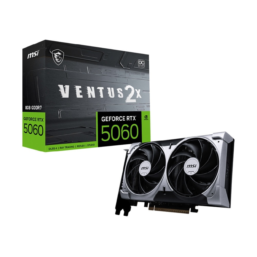 Imagem do Placa De Video Msi Rtx 5060 Ventus 2x Oc 8gb Gddr7 128bits 912 V537 017