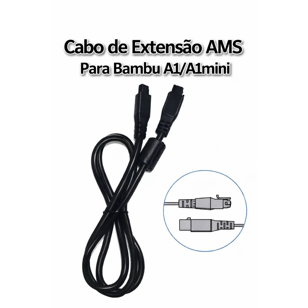 Imagem do Cabo Extensor Ams Lite Para Impressoras 3d Bambu Lab A1 E A1 Mini