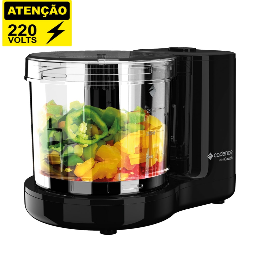 Imagem do Mini Processador Cadence Crush Mpr530 70w Jarra 280ml 220v