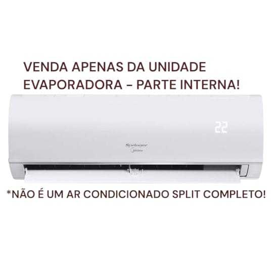 Imagem do Evaporadora Midea Xtreme Save Connect 18000 Btus Inverter Frio 42agvcc18m5 R 410 Nova Avulsa