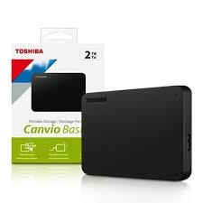 Imagem do Hd Externo Toshiba 2tb Canvio Basics Preto Hdtb520xk3aa