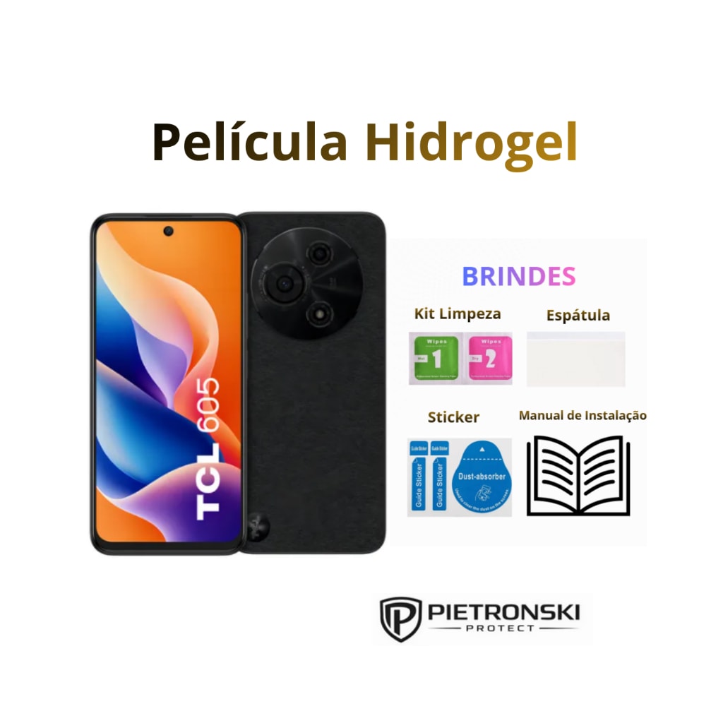 Imagem do Pelicula De Hidrogel Hd Para Tcl 605 4g