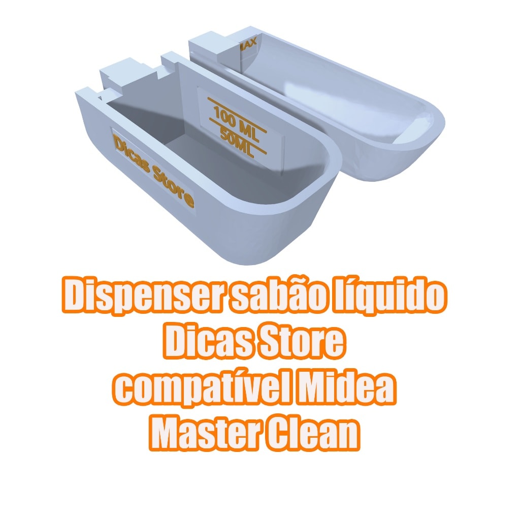 Imagem do Dispenser Inteligente De Sabao Liquido Dicas Store Compativel Midea Master Clean Smart