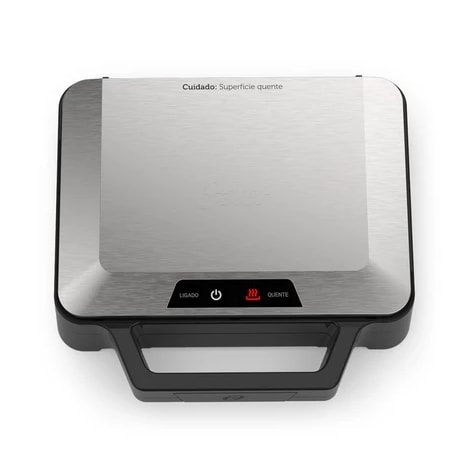 Imagem do Sanduicheira Grill Misteira Oster Inox Multiuso 1000w Osan500 127v