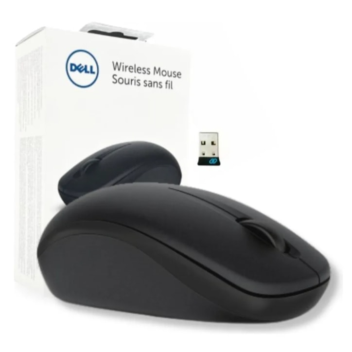 Imagem do Mouse Sem Fios Dell Wm126 Optico De 2 4 Ghz Cor Preto