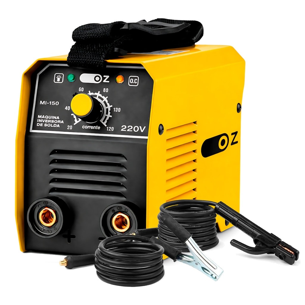 Imagem do Maquina De Solda Inversora Mma 120a Portatil Mi 150 220v Ozline