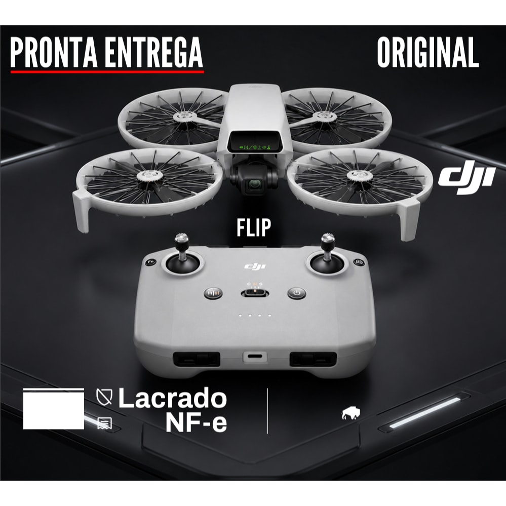 Imagem do Drone Dji Flip Standard 4k 100fps 10 Bits 31m De Voo