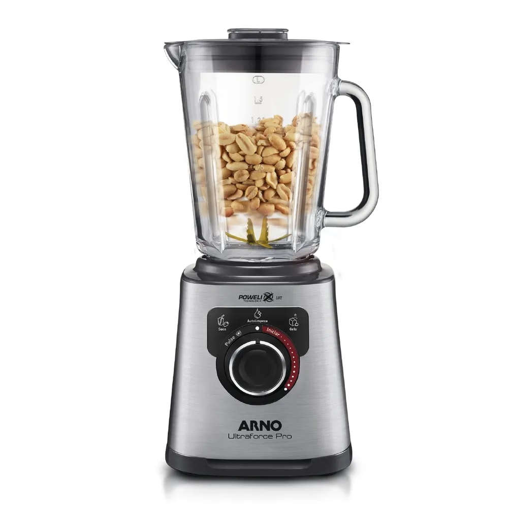 Imagem do Liquidificador Arno Ultraforce Pro Inox Vidro Ln93 110v