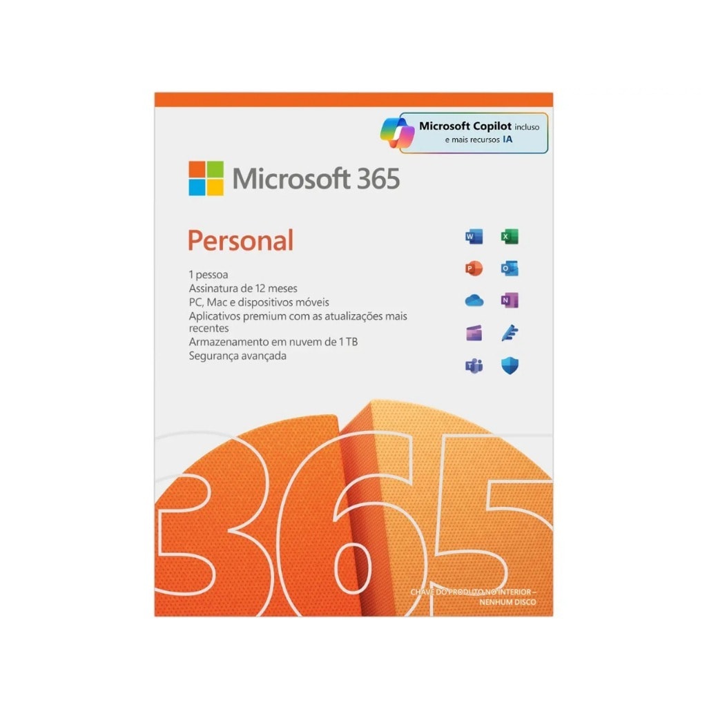 Imagem do Microsoft 365 Personal Office 365 Apps 1tb 1 Usuario Assinatura Anual Original Microsoft