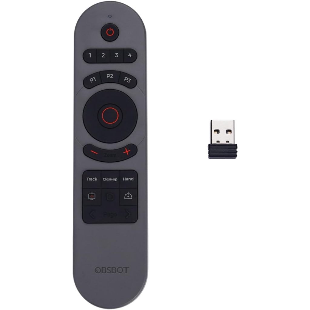 Imagem do Obsbot Tail Air 4k Webcam 60fps Ai Tracking Camera Controle Remoto