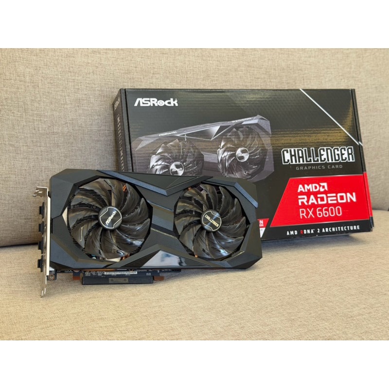 Imagem do Rx 6600 8gb Asrock Challenger