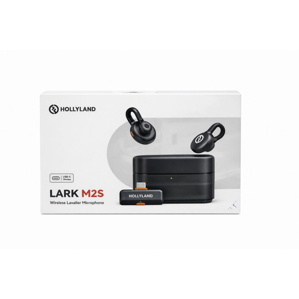 Imagem do Microfone Hollyland Lark M2s Duo Usb C Duplo P 2 Pessoas Co Preto
