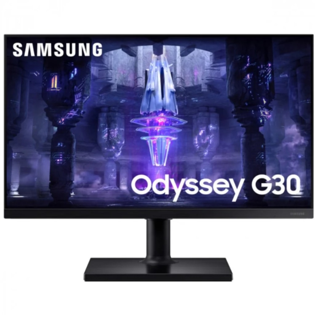 Imagem do Monitor Gamer Samsung Odyssey G30 24 Full Hd Painel Va 1ms 144hz Freesync Ls24bg300elmzd Preto
