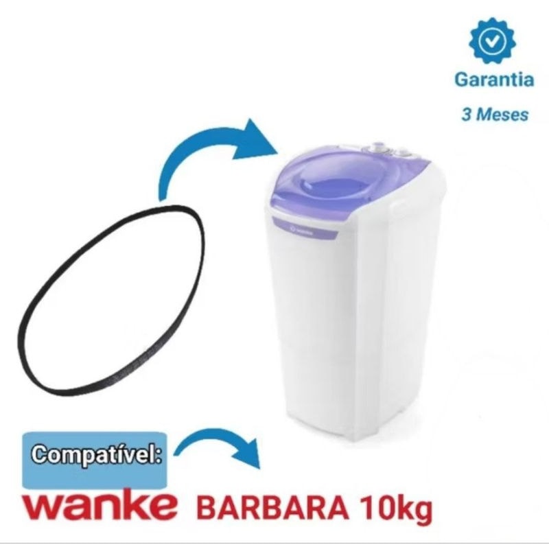 Imagem do Correia Para Tanquinho Wanke Barbara 10 Kg