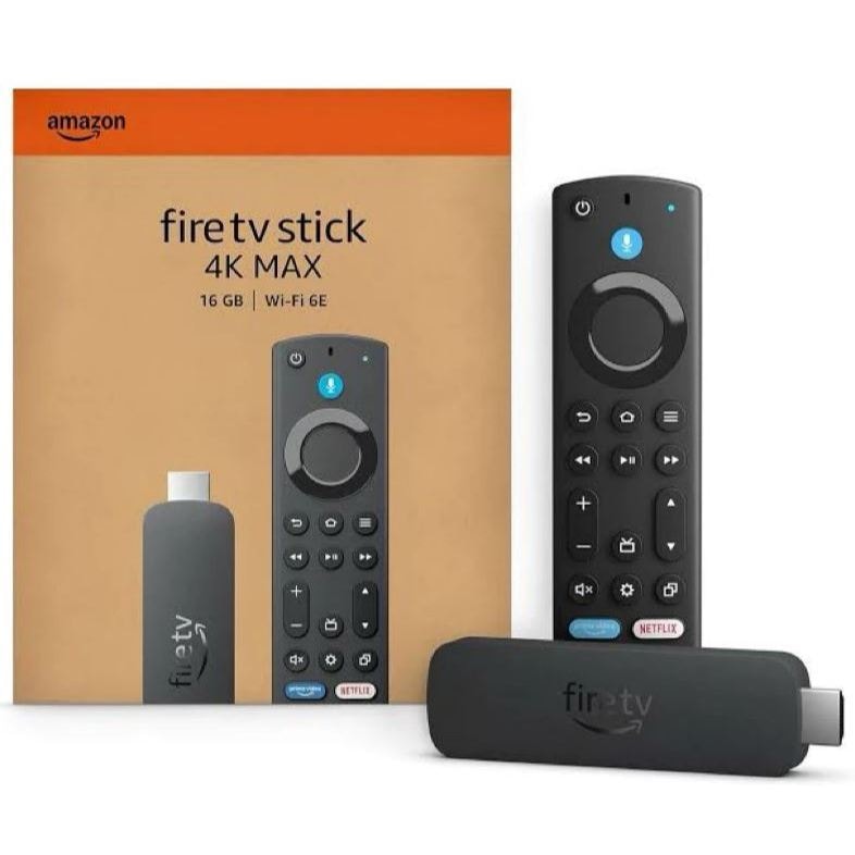 Imagem do Amazon Fire Tv Stick 4k Max 16gb Wifi 6e Com Alexa Comando De Voz Integrado